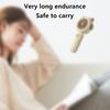 (Avocado Green) 1117A Mini Handheld Fan 3 Speeds Adjustable Summer Cooling Fan with Base