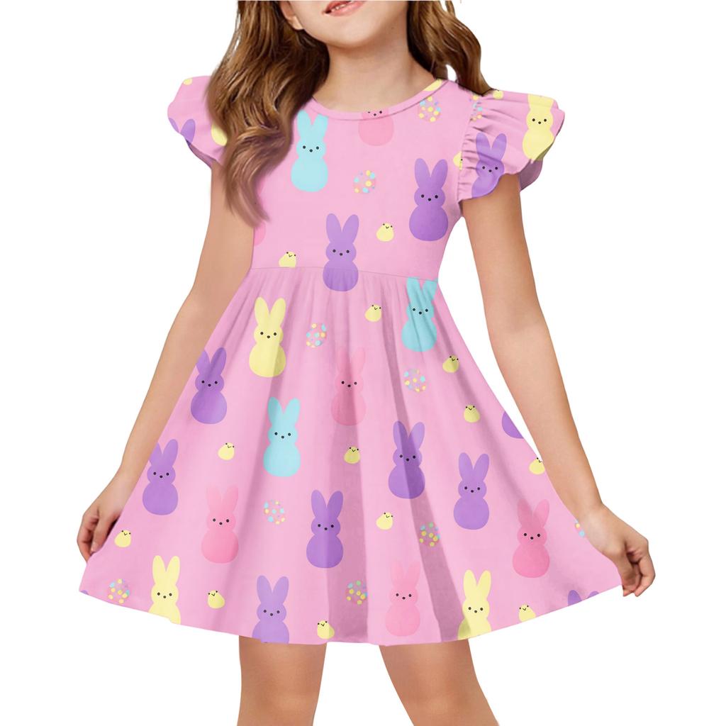Children's Fashion Casual Flying Sleeve Dress