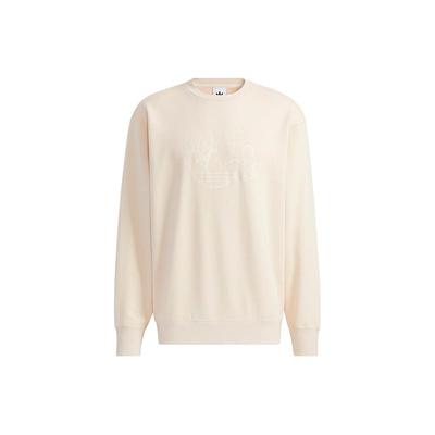 Solid Color Crew Neck Comfortable Casual Sweatshirt Men Sweatshirt HB6867