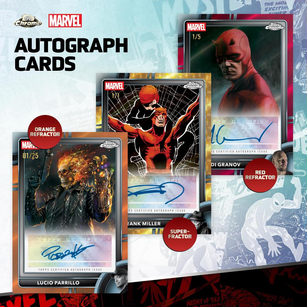 Topps Chrome Marvel Comics 2026 Value Box