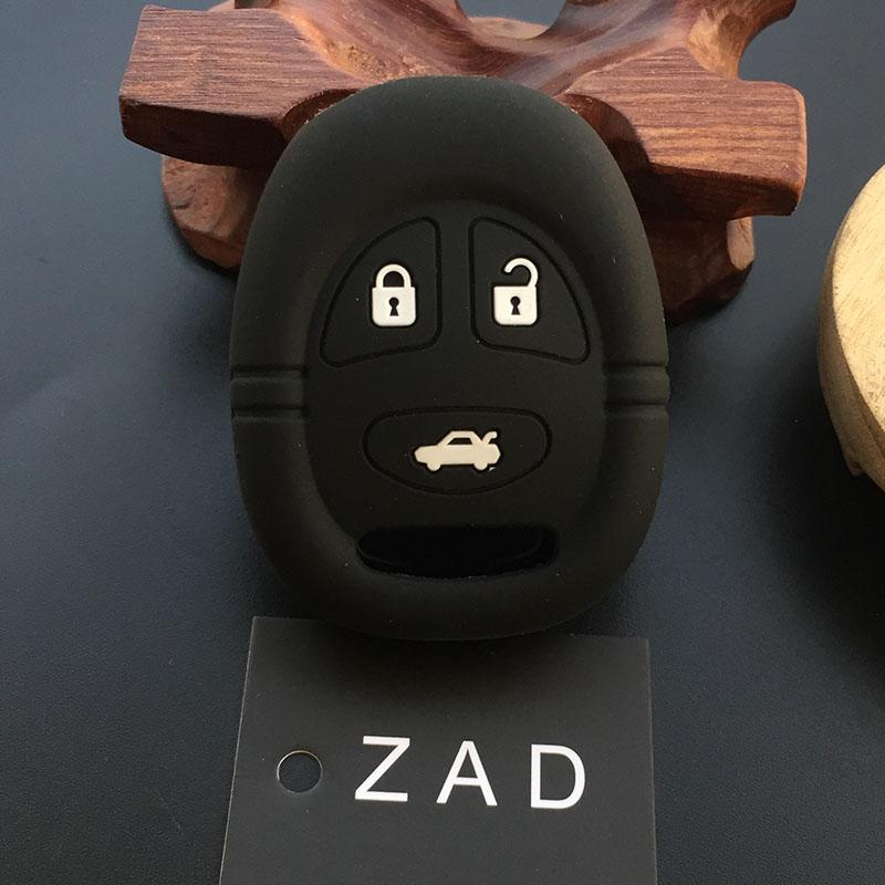 

3 Buttons silicone rubber car key Case Cover Shell for Saab 9-3 9-5 93 95 Smart Remote Key Fob key cover case
