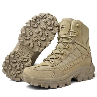 Nowe Buty Turystyczne Buty Taktyczne Buty Męskie Sneakersy Outdoorowe Alpinizm Grube Podeszwy Jogging Platforma Botas Cuturno Męskie