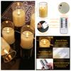 Flameless Flickering LED Candles with Lampshade Battery Operated Pillar Electronic Candles for Christmas Wedding Birthday Decor