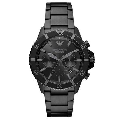 Emporio Armani Pánské hodinky AR11363 All Black Chronograph