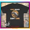 Neuer Artikel Lustiger Honigdachs Kümmert Sich Nicht Amerikanisches Logo T-Shirt Größe S 5XL Vintage Grafik Lässig Unisex Vielseitig Leicht