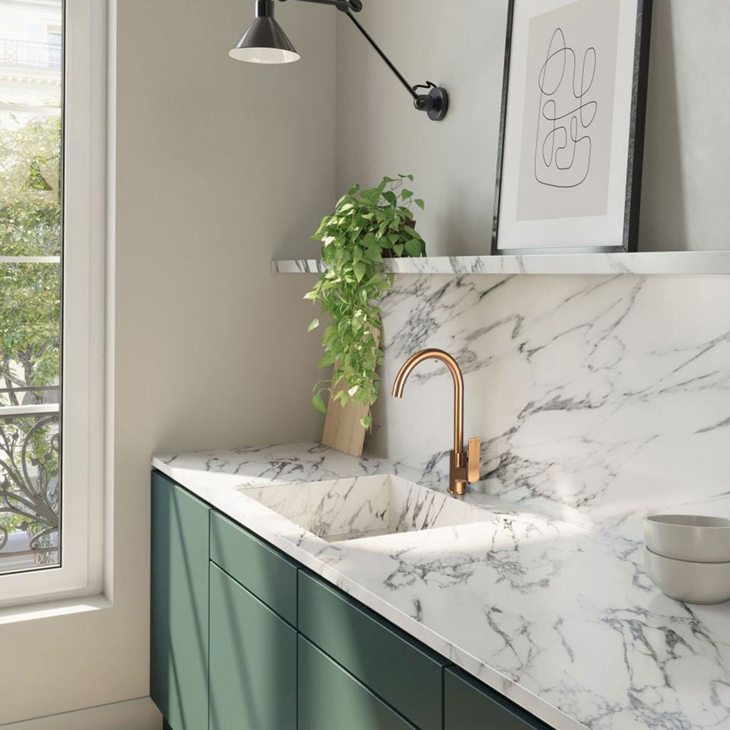 Neri Plus Kitchen Sink Tap, Copper Color