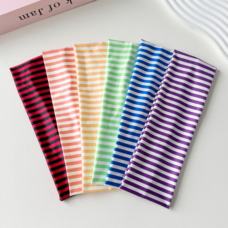 Stylish Women's Hair Bands Sweet Striped American Stretch for Sports Travel Fitness