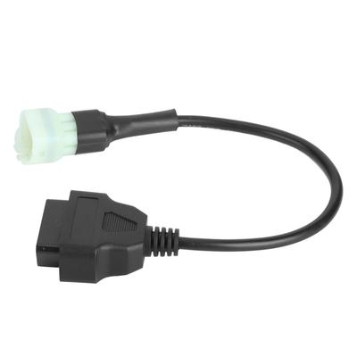 6 Pin To 16 Pin Adapter Cable OBD2 Engine Fault Diagnosis and Detector Fits for Motorcycles