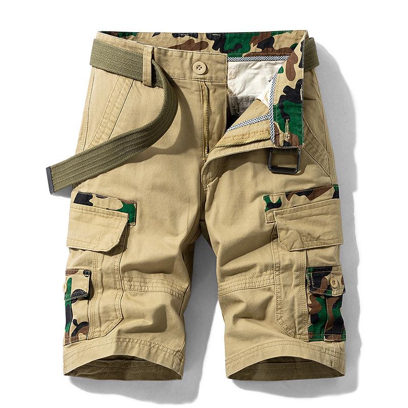 Cozy Up New Summer Men Cargo Camouflage Shorts Mens Cotton Beach Multi Pocket Shorts Man Spring Casual Joggers Shorts Male Dropshipping