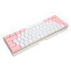 Gaming Keyboard USB 61 Keys Contrast Color RGB Light Key Line Separation Mechanical Wired Keyboard for Office Games