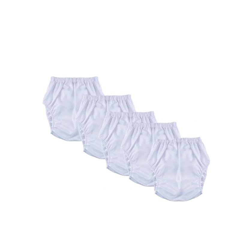 Pantaloni per Incontinenza Adulti 5 Pezzi Resistenti all'Acqua Copri Pannolino Riutilizzabile Mutandine a Tenuta Stagna Biancheria Intima Speciale Slip