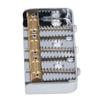 Short Electric Guitar Bridge 3 Saddle Professional Guitar Bridge Replacement for Tele Silver