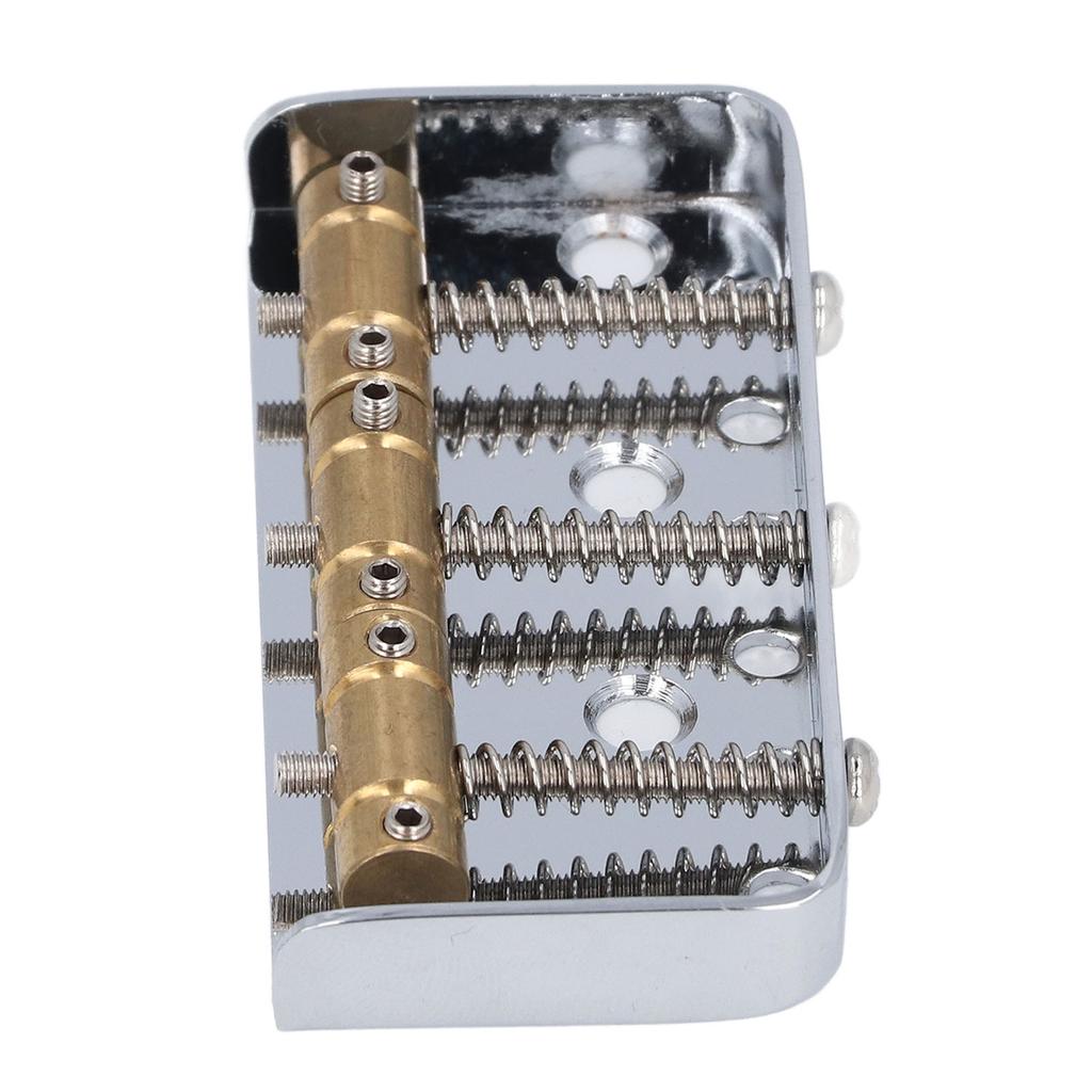 Short Electric Guitar Bridge 3 Saddle Professional Guitar Bridge Replacement for Tele Silver