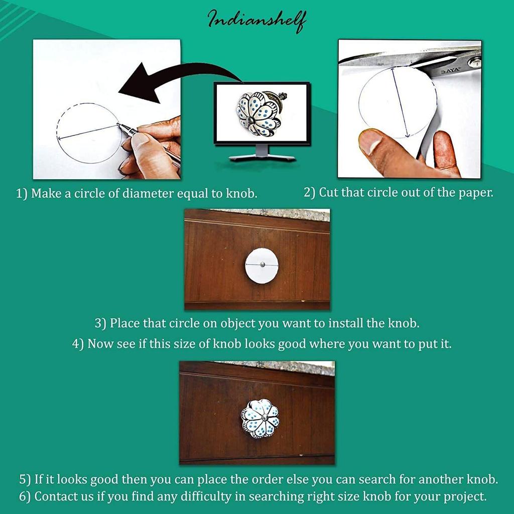 2 Piece Gold Flower Ceramic Luxury Drawer Knobs for Kitchen Cabinet Hardware Door Pulls Decorative Dresser Wardrobe