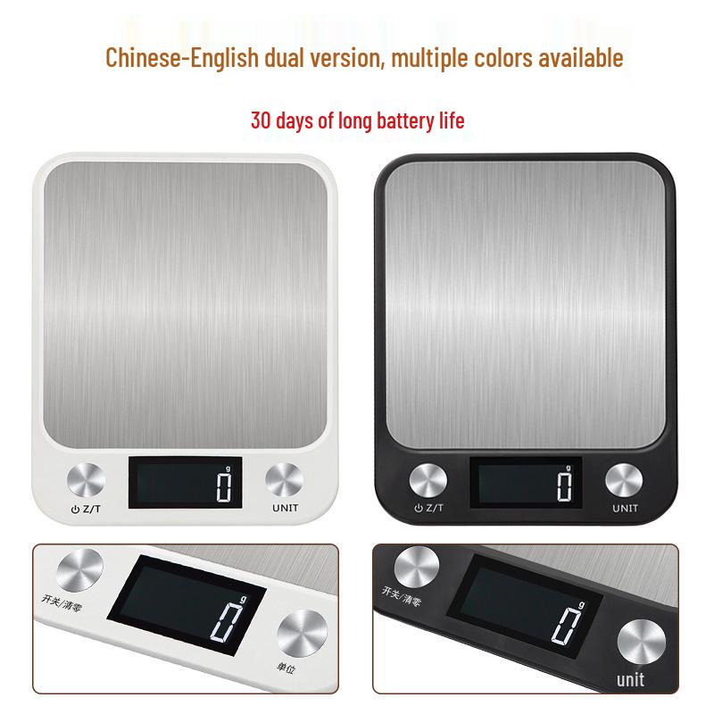 High-Precision Stainless Steel Electronic Kitchen and Baking Scale