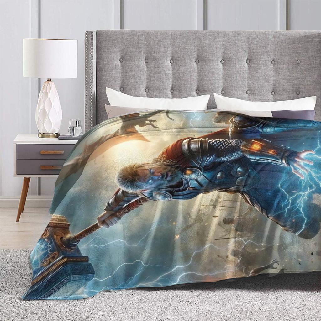 Thor Flannel Blanket Warm Bedding Throws for Home Decor Travel Office Fashion Bedspread Sofa Bed Cover