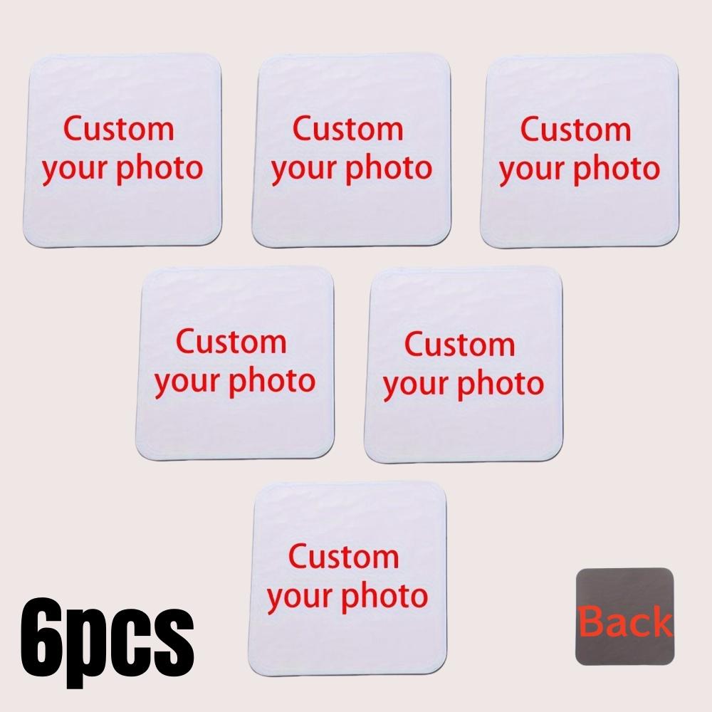 8pc DIY Photo Fridge Magnet Personalize Refrigerator Holiday Decor for Family Memories Friends Lovers Gift Vibrant Print Quality