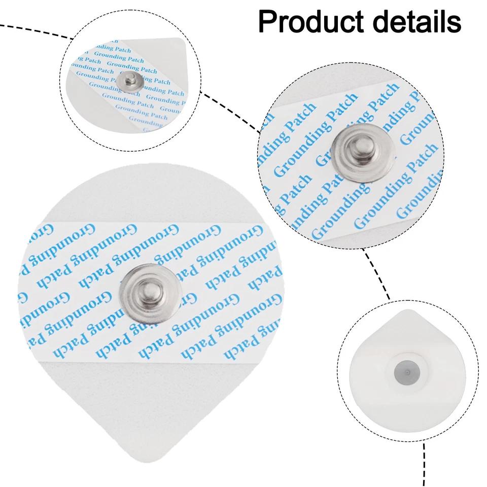 20pcs Ground Therapy Patches + 1 Black Coil Cord Earthing Replacement Stickers for Sleep & Pain Relief DIY Grounding Kit for Home Use