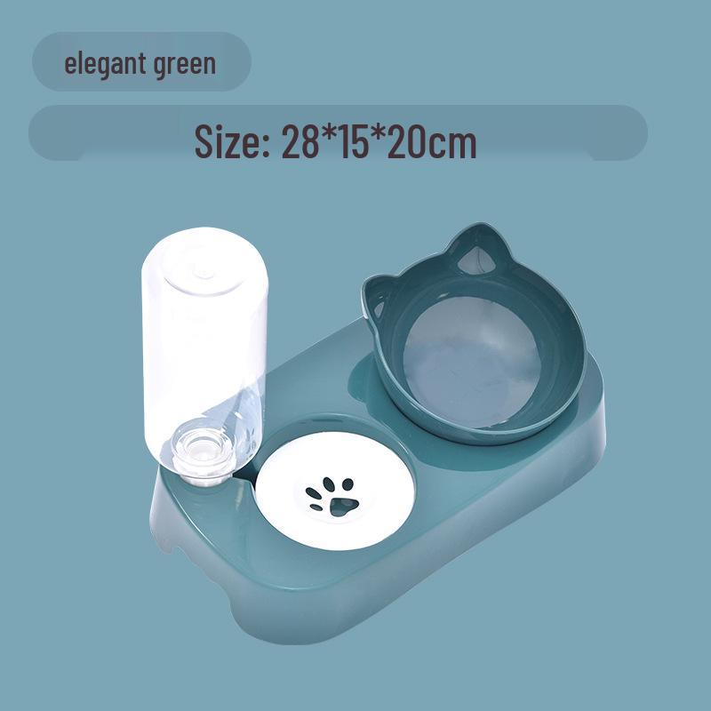 

Диспенсер для воды для кошек и собак с защитой от опрокидывания: Не мокрая морда, Нескользящая миска для питомца