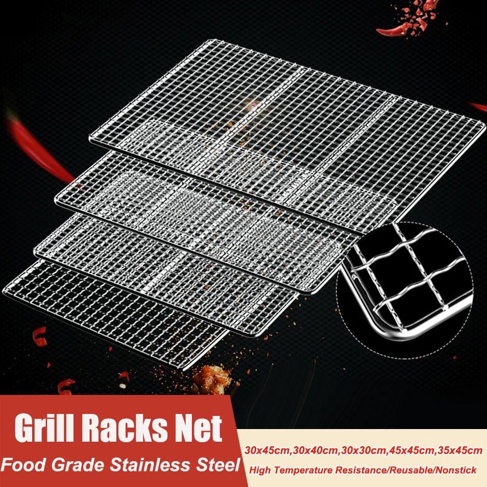 Iron Wire Grill Racks Reusable Roast Grate Net New Cooking Net Tool