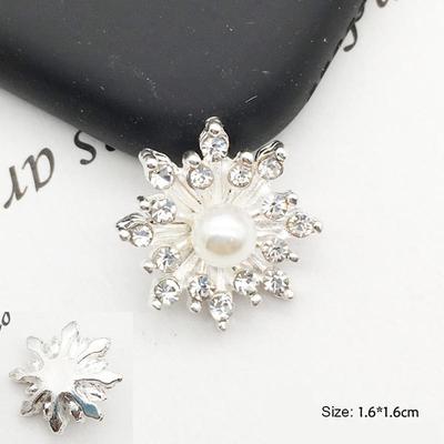Strasuri 10 buc/set Cristal din aliaj, accesorii pentru bijuterii, butoane, flori populare, perle de înaltă calitate