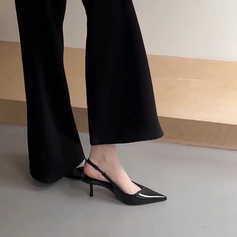 Fashion 2025 Ladies Shoes High Quality Slip On Women's Pumps Autumn Pointed Toe Solid Fashion Shallow Mouth High Heels Dress Pumps Women