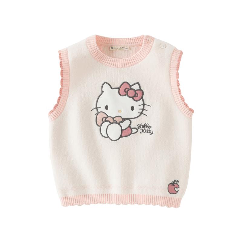 DAVE & BELLA Hello Kitty Girls' Knitted Vest