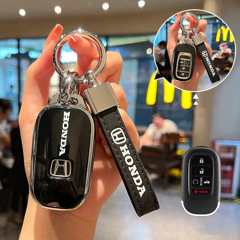 Car modification rear key cover applicable For Honda Logo Hyundai Nissan Infiniti including key pouch CR-V Auto Interior Key Bag TT5