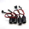 Female Socket Lighter Socket Built-In Fuse Car Charger Adapter Cable Car Power Adapter