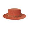 Metal Chain Beach Sun Straw Hats for Women UV Sun Protection Wide Brim Travel Party Hat Hollow Design Boater sombrero de paja