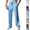Men's Casual Trousers: New Spring/Summer Collection – Waffle-Weave Loose-Fit Casual Sports Trousers – Fashionable Trousers