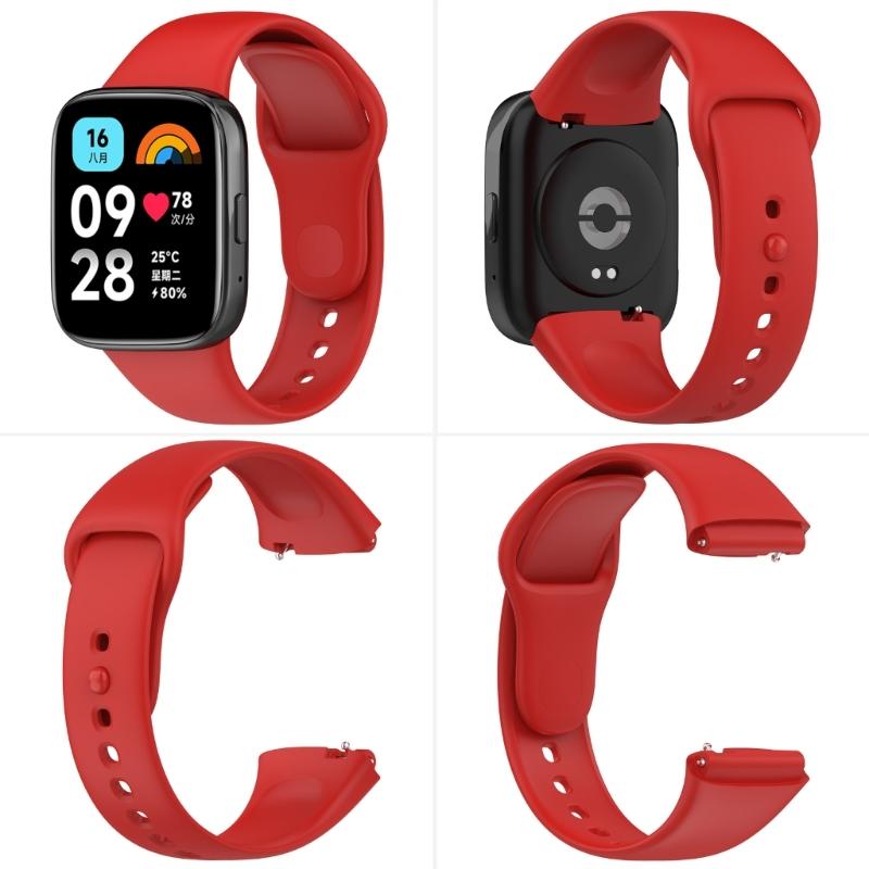 Watch Bands For Redmi Watch3 Lite Active Women Men Girls Soft Silicone Wristbands Replacement Strap