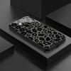 Leopard Black Tempered Glass Phone Case Suitable for Samsung GalaxyS26 S25 S24 S23 S22 S21 S20FE/Ultra/Plus Anti Drop Back Cover