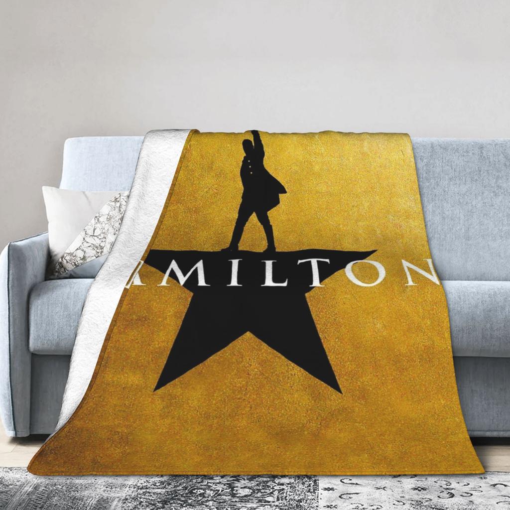 Hamiltons Musical Blanket Flannel Textile Decor Multi-function Ultra-Soft Throw Blankets for Home Couch Bedspreads