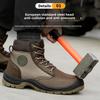 Scarpe Antistatiche da Lavoro per Uomo, Scarpe da Lavoro Antisfondamento Alte alla Caviglia e Antiperforazione, Scarpe di Protezione di Sicurezza Resistenti all'Usura