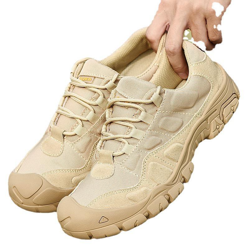 Men's Wear-resistant Low-top Hiking & Climbing Shoes - Large Sizes Available