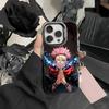 Jujut-su I-Ichiji K-Kaisen Phone Case For iPhone17, 16,15,14,13,12 Pro Max Black Candy Matte Shockproof Cover