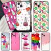 Beautiful Nail Polish Enamel Color Phone Case For Samsung Galaxy S24 FE S23 Ultra S21 S22 S25 S26 Ultra S10 Plus S20 FE Cover