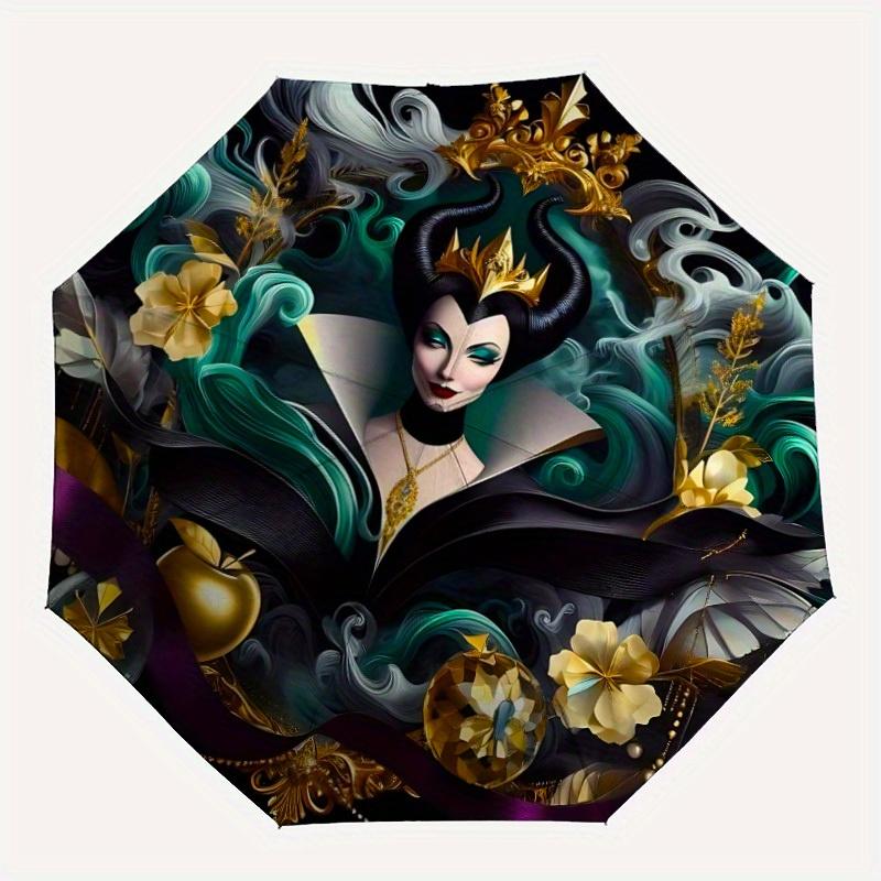 

1pc Maleficent Automatic Open/close, All-Season Portable Folding Umbrella, Perfect Gift for Friends , Sturdy Ribs yy250808018