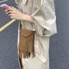 New Tassel Mobile Phone Bag Retro Trend Shoulder Crossbody Small Square Bag Spring and Summer Fashion Women's Bag