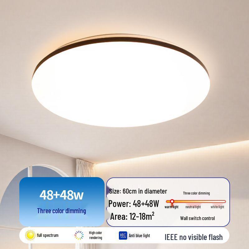 2025 Modern Minimalist LED Ceiling Light for Living Room, Bedroom, Study & Balcony - Super Bright