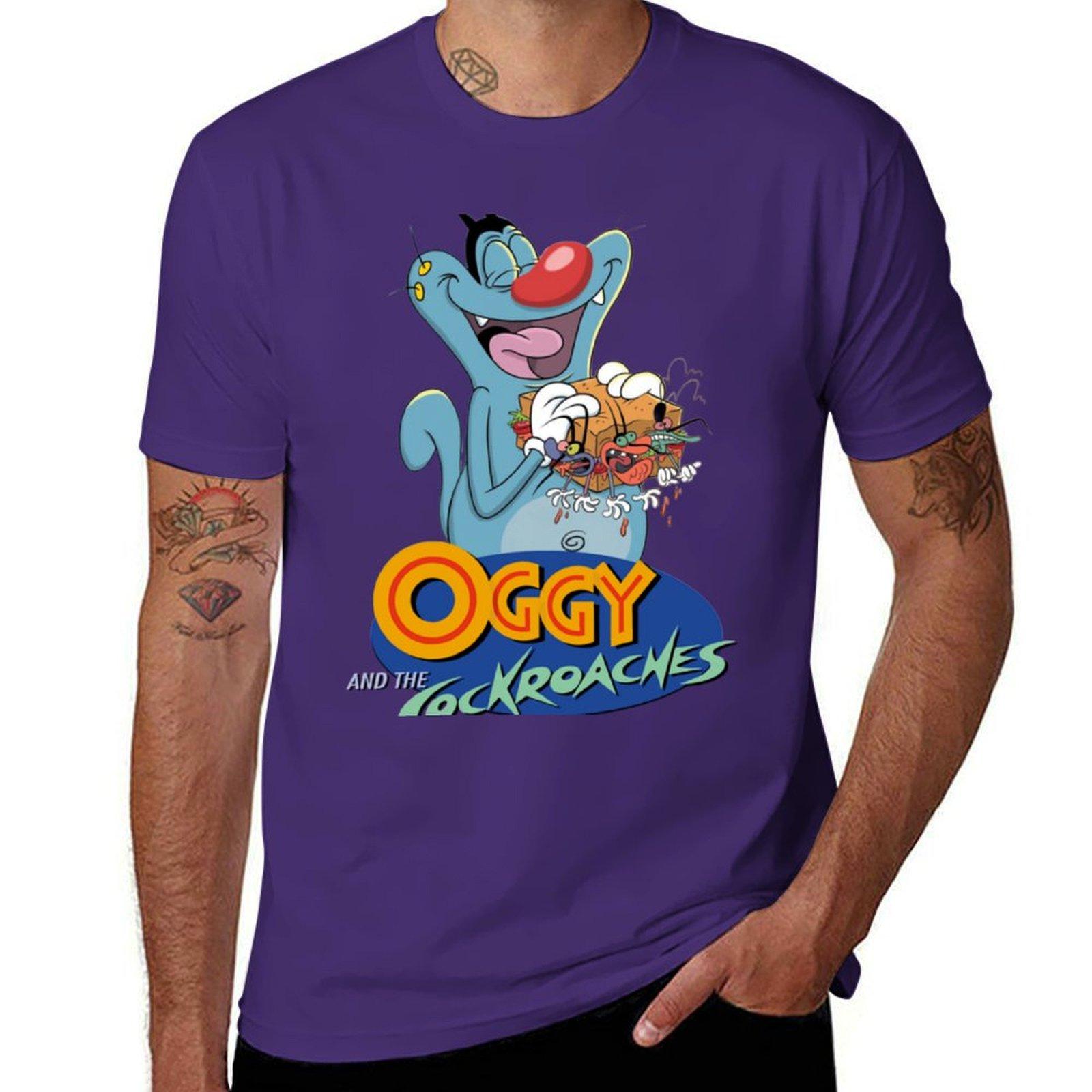 

Oggy And The Cockroaches (57) T-Shirt for a boy boys whites tees t shirts for men pack S