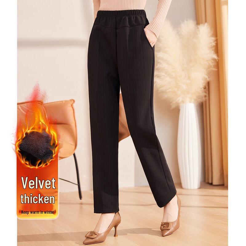 

Pa Si Te Women s Fleece Lined Straight Leg Pants XL