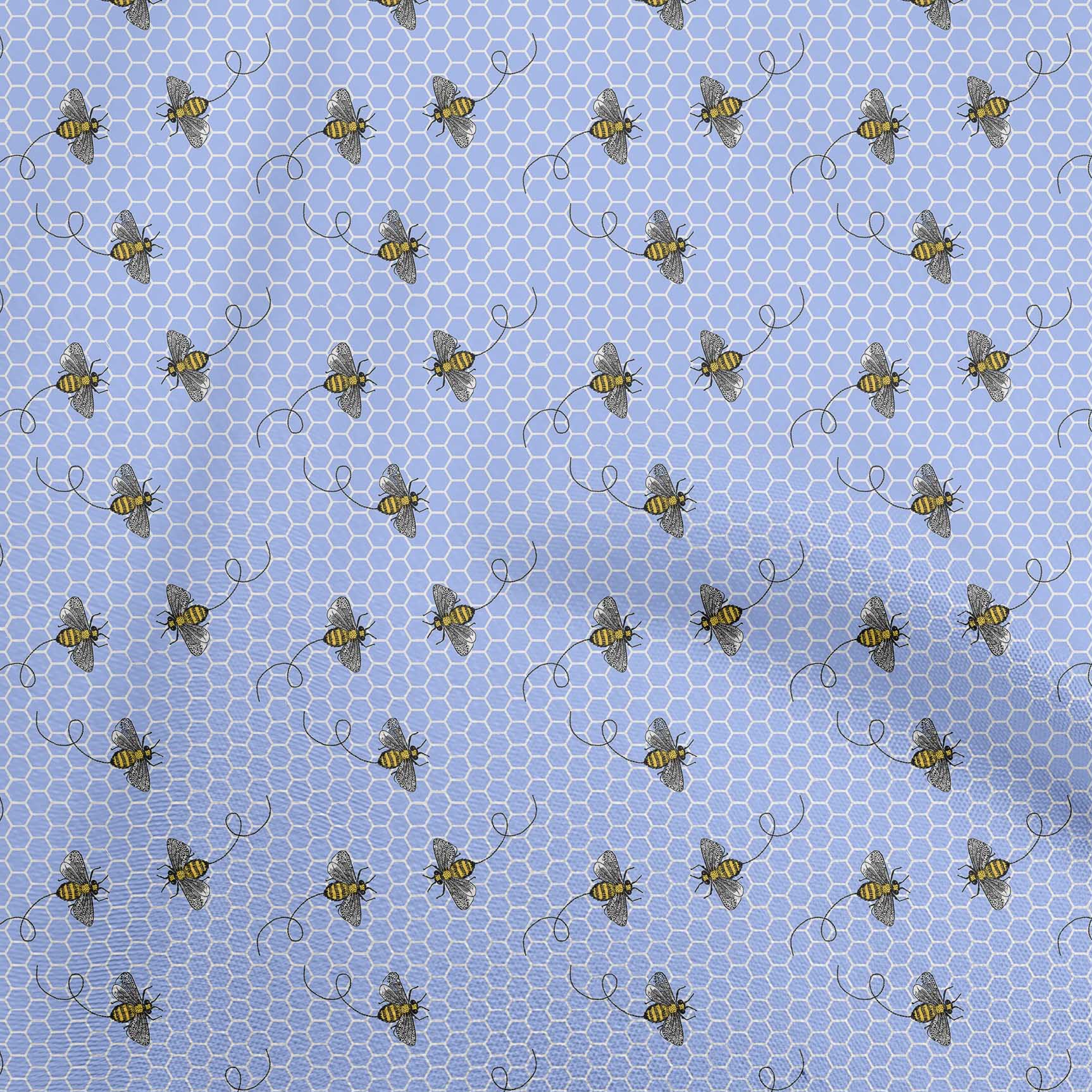 

OneOone Cotton Flex Dusty Grey Тканина Медоносні бджоли з шестикутною текстурою Одяг своїми руками Тканина для стьобання Тканина з принтом у дворі 40 дюймів 42 Inch Wide - Viscose Chiffon