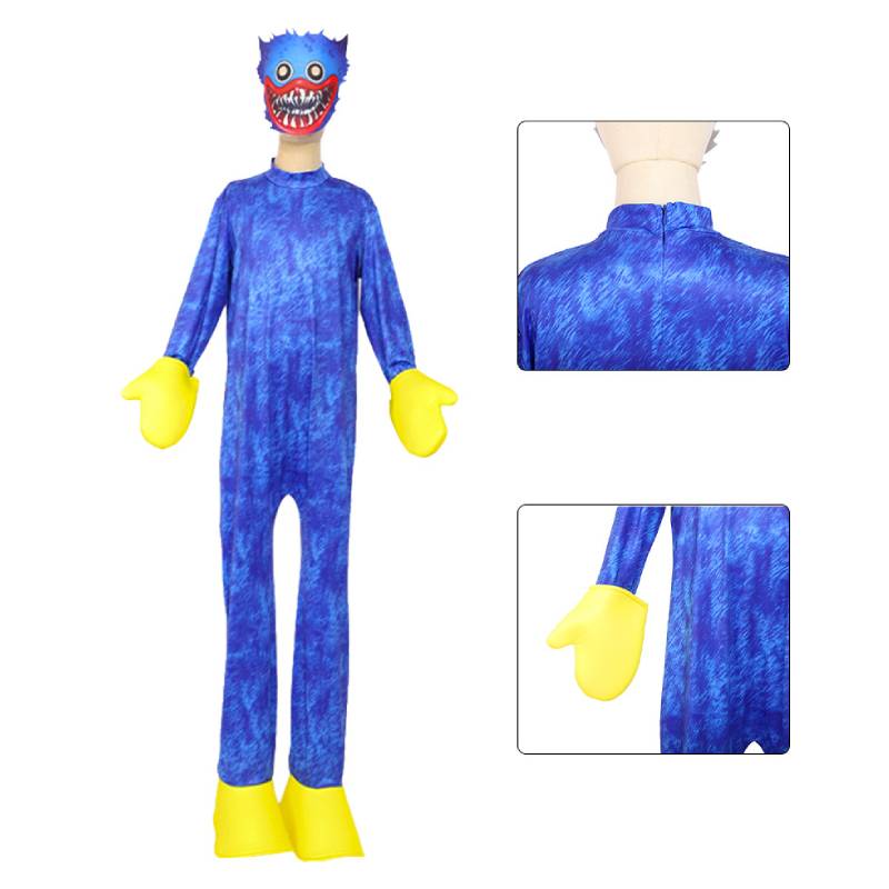 Leketid Poppy Jumpsuit Rollespillantrekk Barn Cosplay Kostymer Fest Halloween
