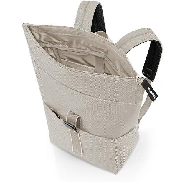 Backpack Reisenthel Rolltop Herringbone Sand (EK6049)