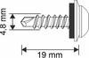 Self-tapping screws GT3 PH (Z14) 4.8x19mm RAL 9010