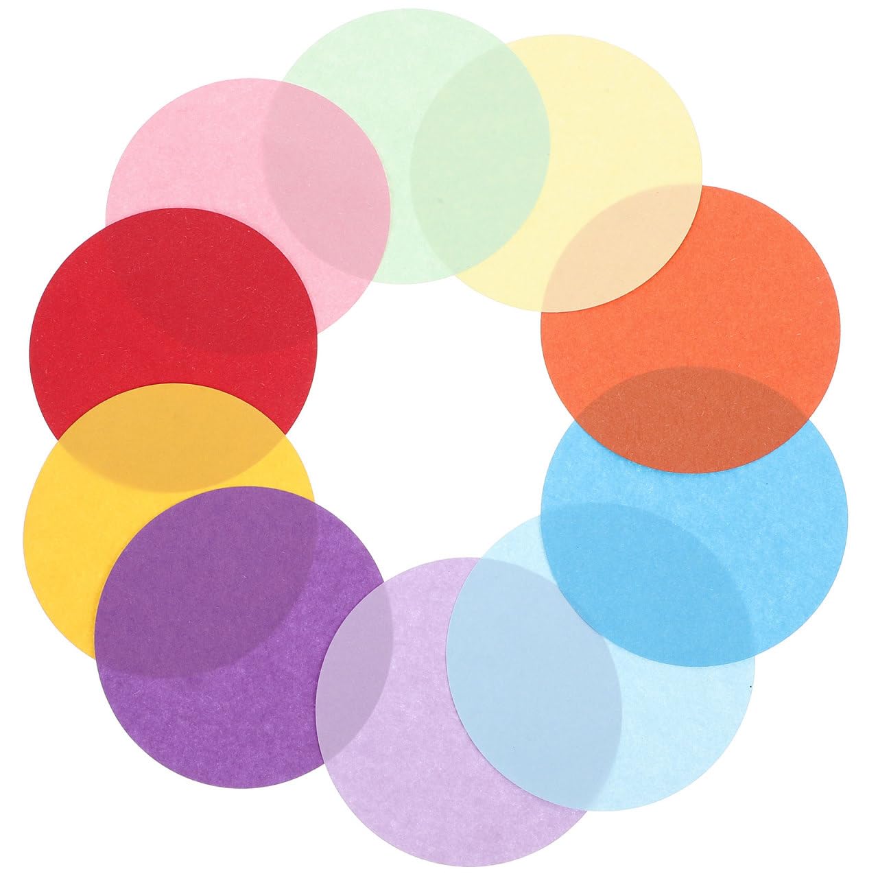 

ibasenice Круглая бумага для оригами Разноцветная круглая бумага для рисования Ручная работа DIY Поделки для девочек начальной школы и Вырезки 6x6 см 200 штук, Оптом, Бумага,