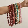 Acrylic Irregular Baroque Beaded Necklace Vintage Women Accessories