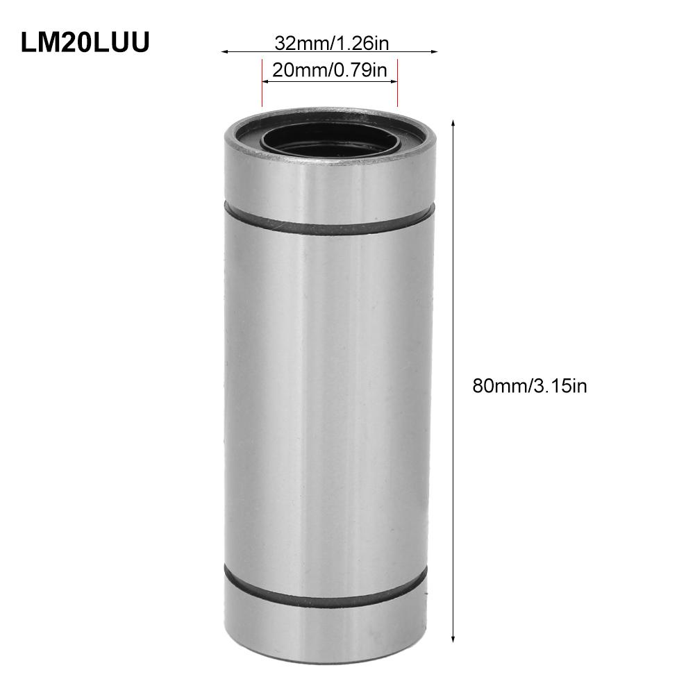 

Підшипник лінійного руху Сталевий високоточний втулковий підшипник для промислової автоматизації LM25LUU LM20LUU LM16LUU